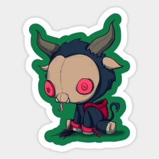 Krampus Plushie Sticker